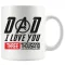 Humor DAD I Love You 3000 - Bosszúállók stílusban