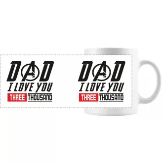 Humor DAD I Love You 3000 - Bosszúállók stílusban