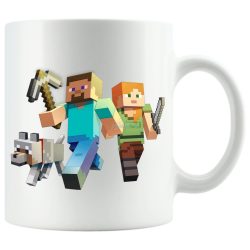 Humor - Bányászok kutyával - Minecraft stílusban