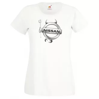   Autó fan Nissan Devil - Sport ördög női rövid ujjú póló