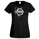 Autó fan Nissan Devil - Sport ördög női rövid ujjú póló