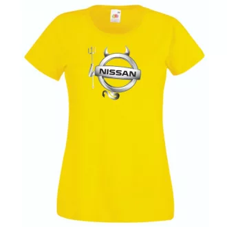   Autó fan Nissan Devil - Sport ördög női rövid ujjú póló