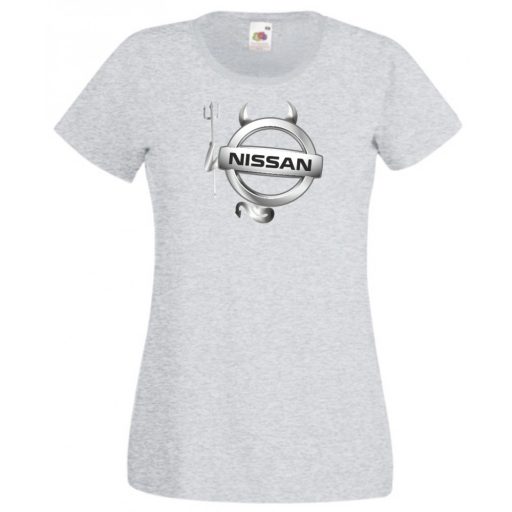 Autó fan Nissan Devil - Sport ördög női rövid ujjú póló