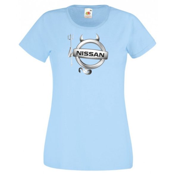 Autó fan Nissan Devil - Sport ördög női rövid ujjú póló