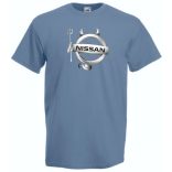 Autó fan Nissan Devil - Sport ördög férfi rövid ujjú póló