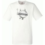 Autó fan Nissan Devil - Sport ördög férfi rövid ujjú póló