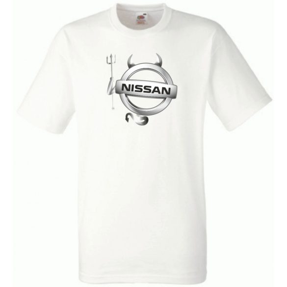 Autó fan Nissan Devil - Sport ördög férfi rövid ujjú póló