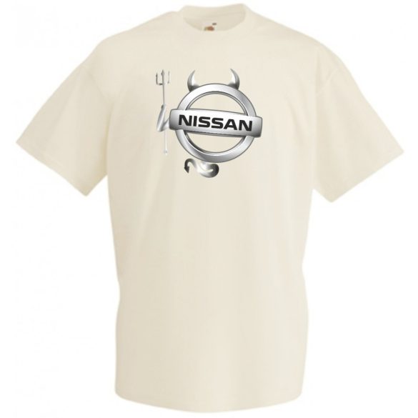 Autó fan Nissan Devil - Sport ördög férfi rövid ujjú póló