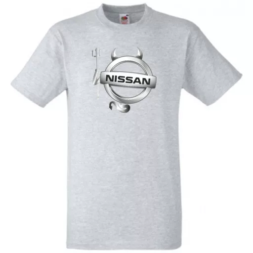 Autó fan Nissan Devil - Sport ördög férfi rövid ujjú póló