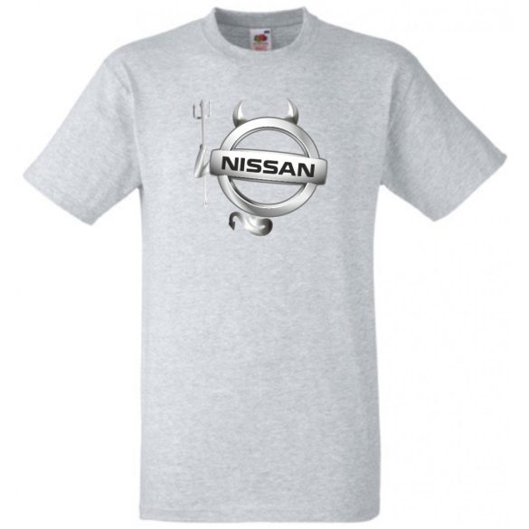 Autó fan Nissan Devil - Sport ördög férfi rövid ujjú póló