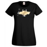 Autó fan Chevrolet Devil - Sport ördög női rövid ujjú póló