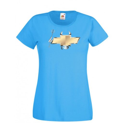 Autó fan Chevrolet Devil - Sport ördög női rövid ujjú póló