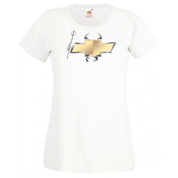 Autó fan Chevrolet Devil - Sport ördög női rövid ujjú póló