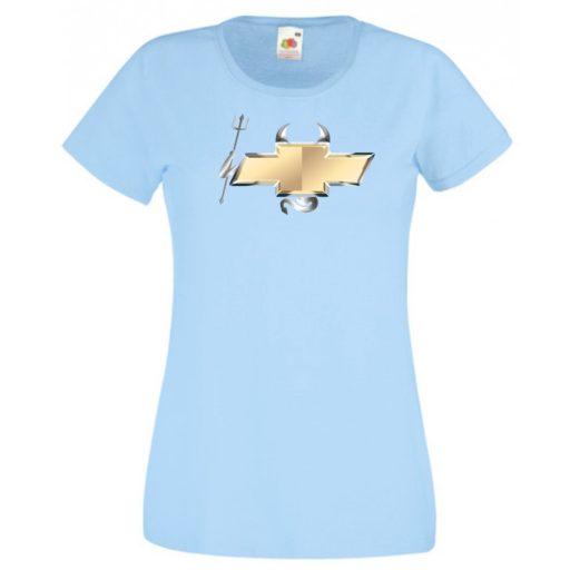 Autó fan Chevrolet Devil - Sport ördög női rövid ujjú póló