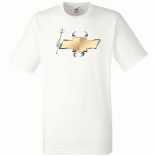 Autó fan Chevrolet Devil - Sport ördög férfi rövid ujjú póló