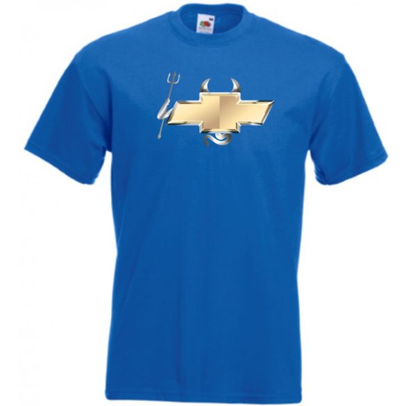 Autó fan Chevrolet Devil - Sport ördög férfi rövid ujjú póló