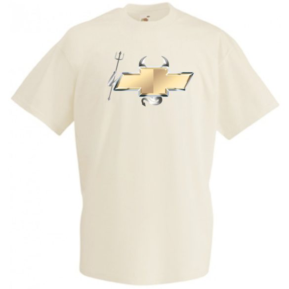 Autó fan Chevrolet Devil - Sport ördög férfi rövid ujjú póló