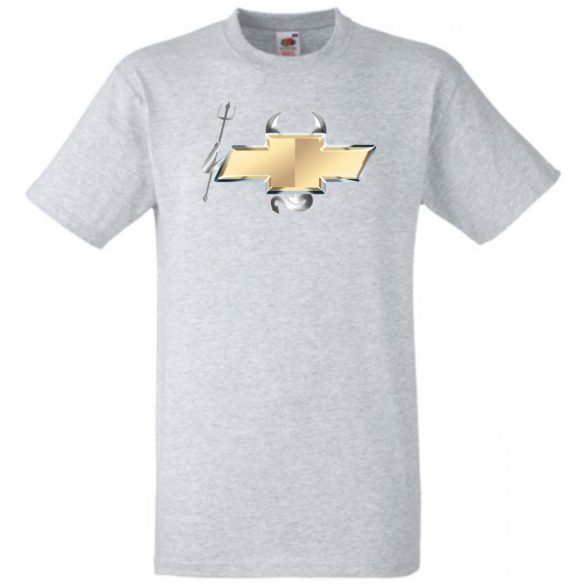 Autó fan Chevrolet Devil - Sport ördög férfi rövid ujjú póló