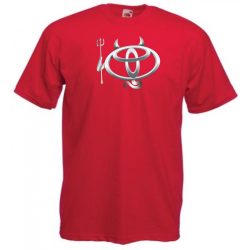   Autó fan Toyota Devil - Sport ördög férfi rövid ujjú póló