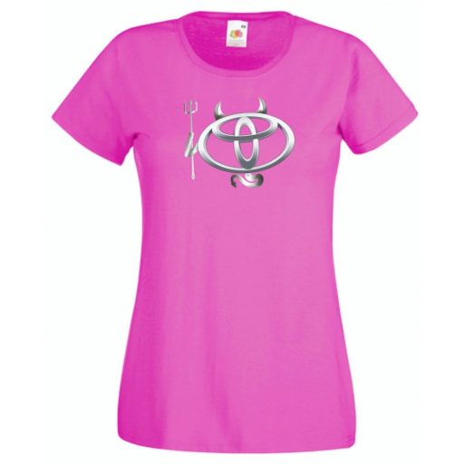 Autó fan Toyota Devil - Sport ördög női rövid ujjú póló