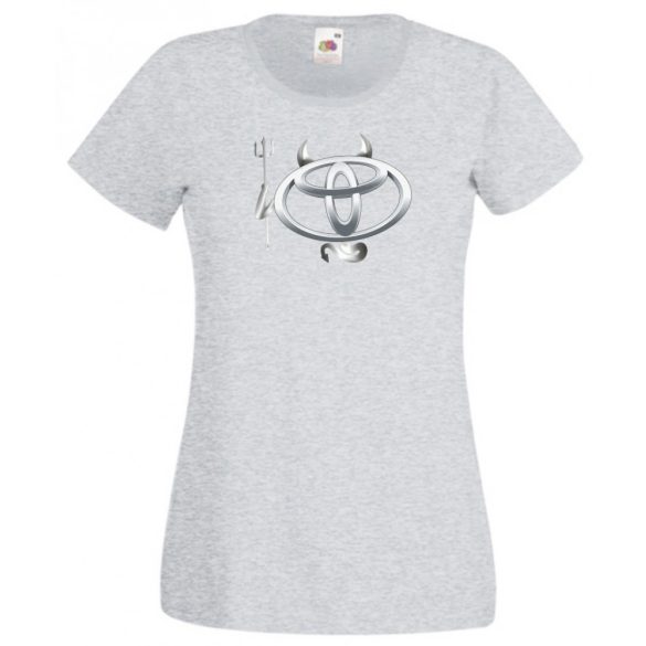 Autó fan Toyota Devil - Sport ördög női rövid ujjú póló