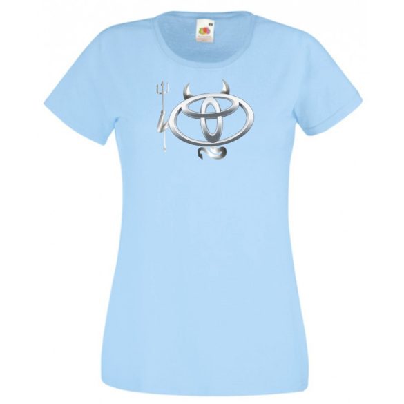 Autó fan Toyota Devil - Sport ördög női rövid ujjú póló