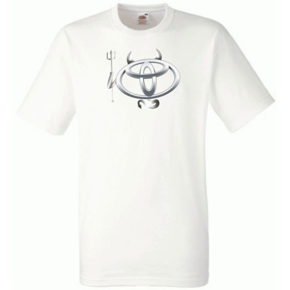 Autó fan Toyota Devil - Sport ördög férfi rövid ujjú póló