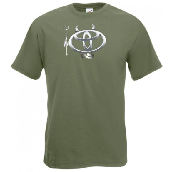 Autó fan Toyota Devil - Sport ördög férfi rövid ujjú póló