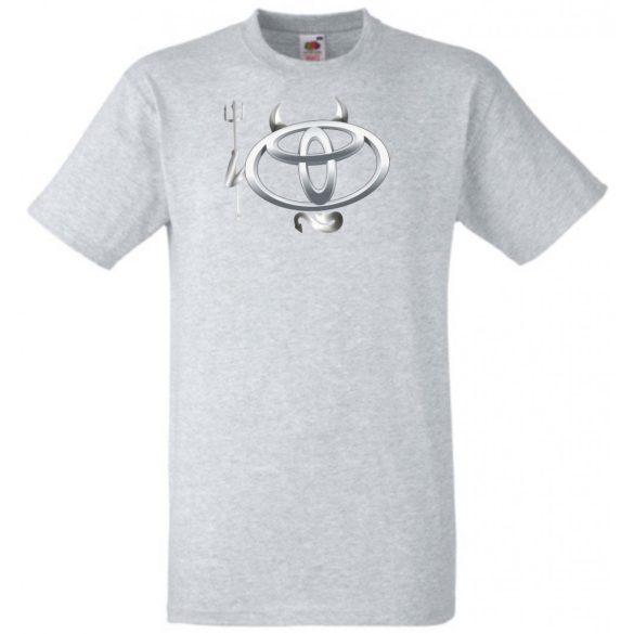 Autó fan Toyota Devil - Sport ördög férfi rövid ujjú póló