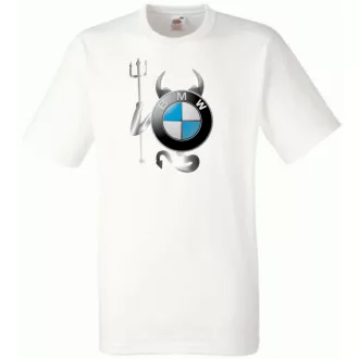   Autó fan BMW Devil - Sport ördög férfi rövid ujjú póló