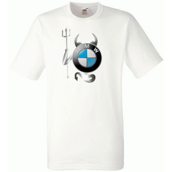 Autó fan BMW Devil - Sport ördög férfi rövid ujjú póló