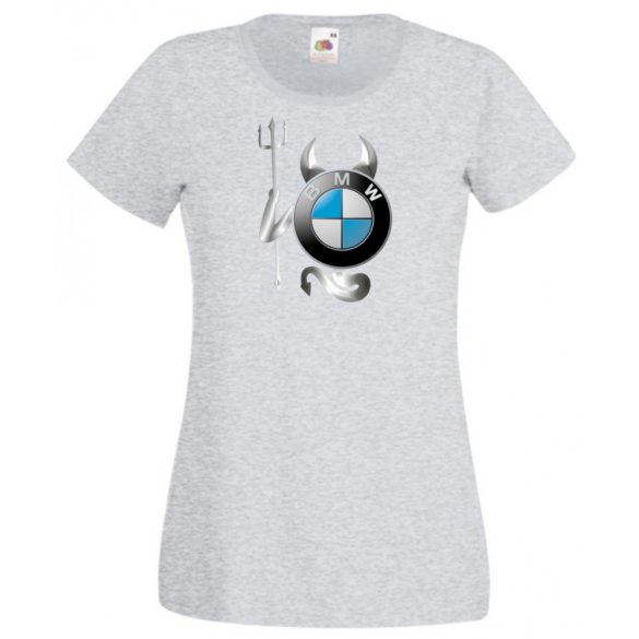 Autó fan BMW Devil - Sport ördög női rövid ujjú póló