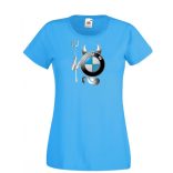 Autó fan BMW Devil - Sport ördög női rövid ujjú póló