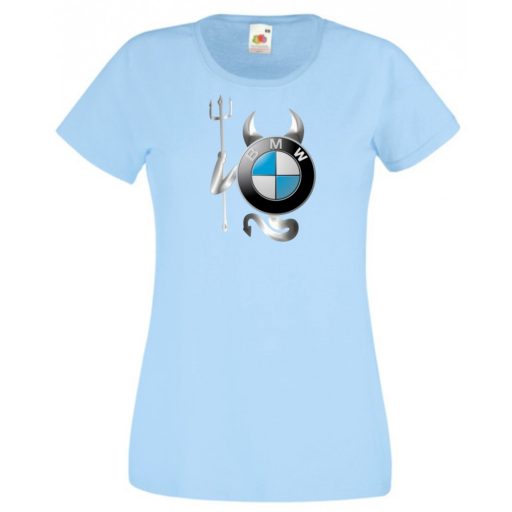 Autó fan BMW Devil - Sport ördög női rövid ujjú póló
