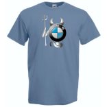 Autó fan BMW Devil - Sport ördög férfi rövid ujjú póló