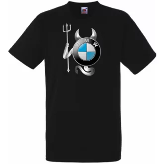   Autó fan BMW Devil - Sport ördög férfi rövid ujjú póló