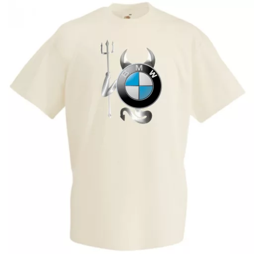 Autó fan BMW Devil - Sport ördög férfi rövid ujjú póló
