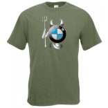 Autó fan BMW Devil - Sport ördög férfi rövid ujjú póló