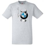 Autó fan BMW Devil - Sport ördög férfi rövid ujjú póló