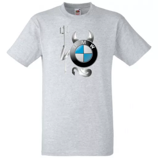 Autó fan BMW Devil - Sport ördög férfi rövid ujjú póló