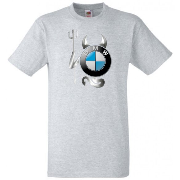 Autó fan BMW Devil - Sport ördög férfi rövid ujjú póló