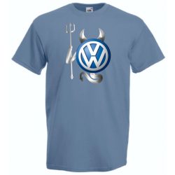 Autó fan VW - Sport ördög férfi rövid ujjú póló