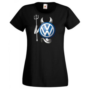 Autó fan VW Devil - Sport ördög női rövid ujjú póló