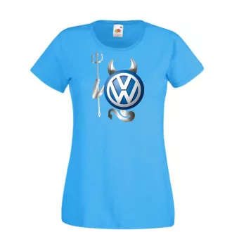 Autó fan VW Devil - Sport ördög női rövid ujjú póló