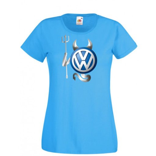 Autó fan VW Devil - Sport ördög női rövid ujjú póló