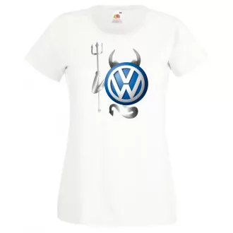 Autó fan VW Devil - Sport ördög női rövid ujjú póló