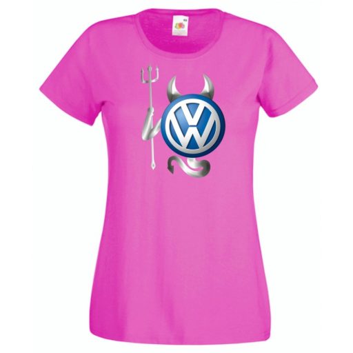 Autó fan VW Devil - Sport ördög női rövid ujjú póló