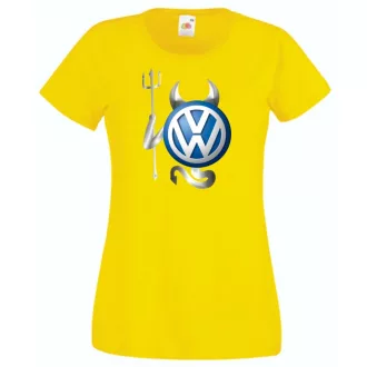 Autó fan VW Devil - Sport ördög női rövid ujjú póló