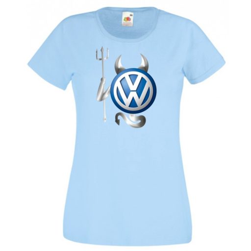 Autó fan VW Devil - Sport ördög női rövid ujjú póló
