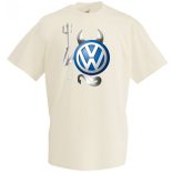 Autó fan VW - Sport ördög férfi rövid ujjú póló
